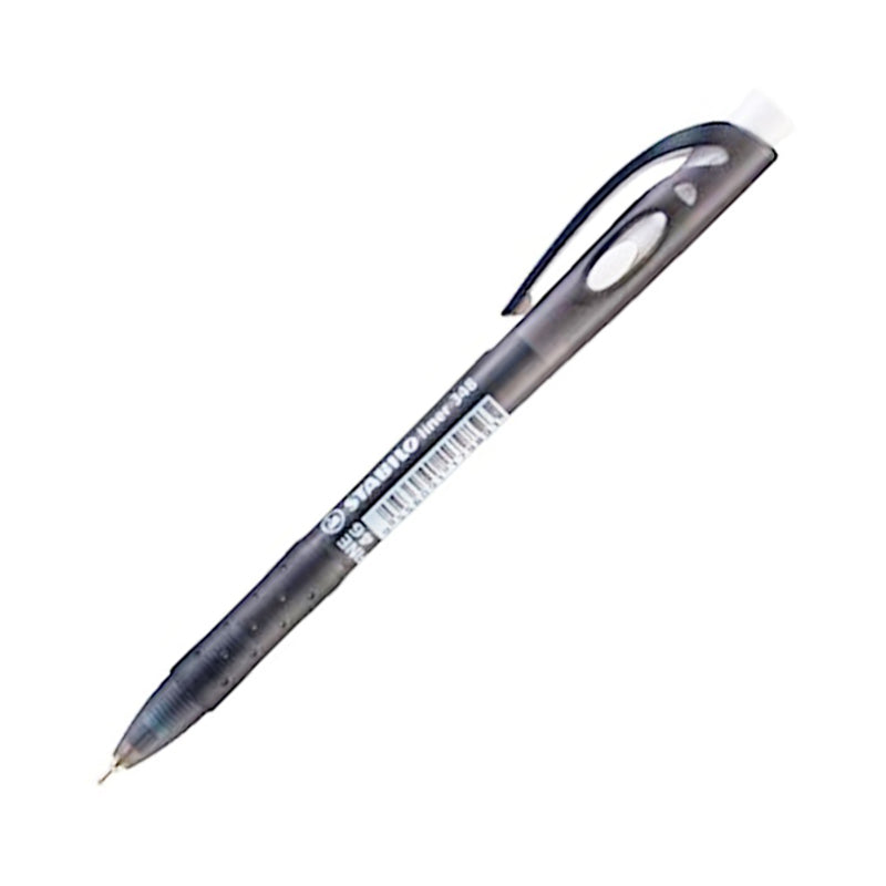 STABILO Liner 348 Ball Pen Eco Pack 3s XF-Black