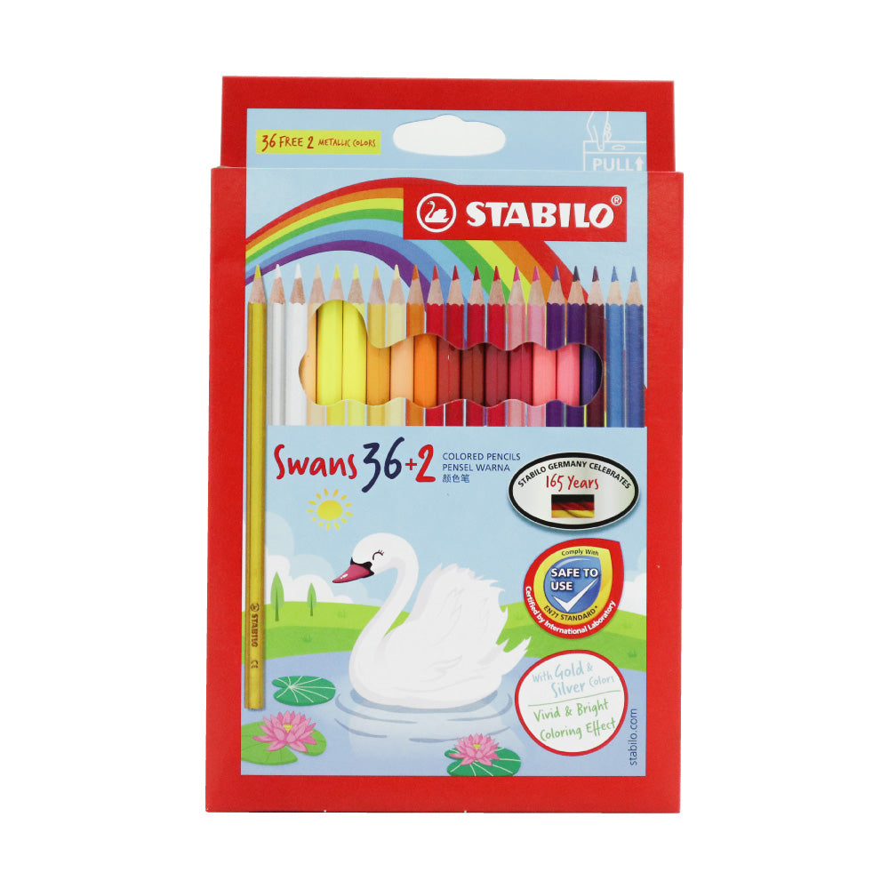 STABILO Swans Colored Pencils 38s Long 1229809