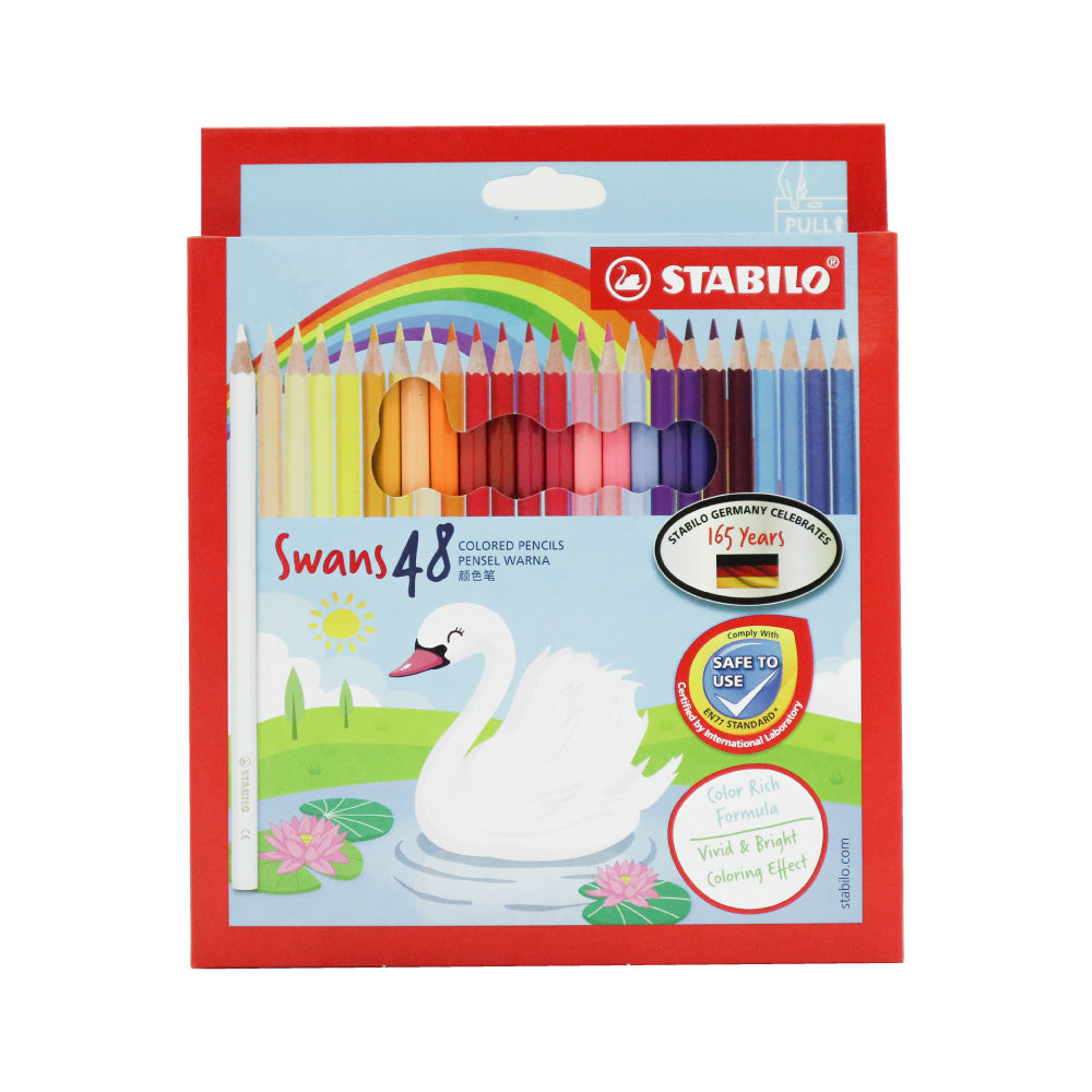 STABILO Swans Colored Pencils 48s Long 1229810