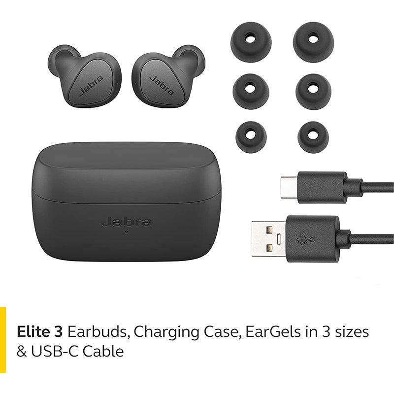 JABRA Elite 3 True Wireless Earbuds Grey Default Title