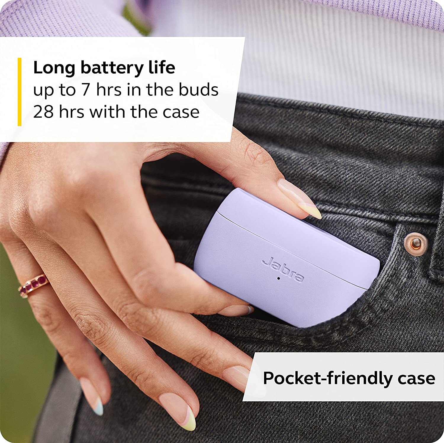 JABRA Elite 3 True Wireless Earbuds Lilac Default Title