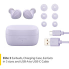 JABRA Elite 3 True Wireless Earbuds Lilac Default Title