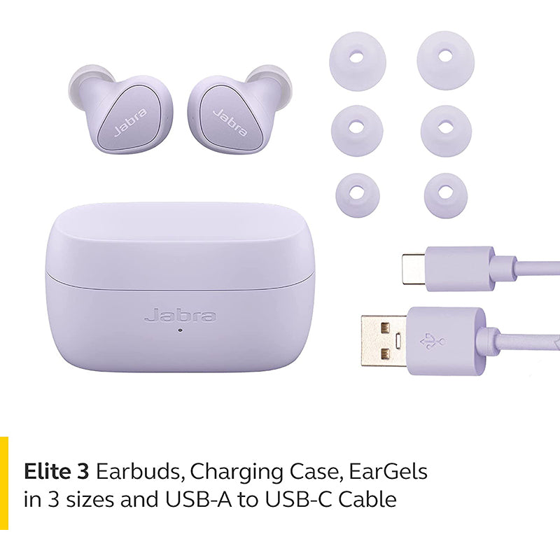 JABRA Elite 3 True Wireless Earbuds Lilac Default Title