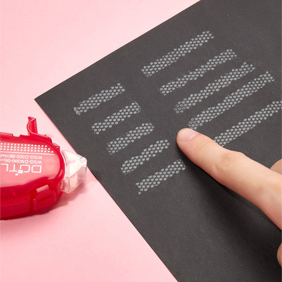 KOKUYO Dotliner Jr Rainbow 6mmx8M Black Default Title