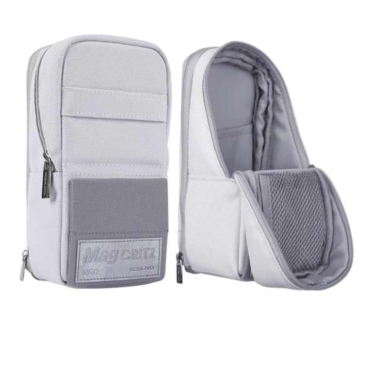 KOKUYO Pen Case Mag Critz Neo 90x75+20x175mm LGrey Default Title