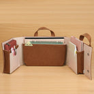 KOKUYO Haco Kabe Multi-Purpose Stand Bag-M Brown Default Title