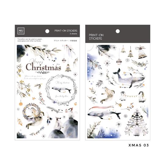 MU Print-On Sticker 2s Xmas 03-Light Up The Christ