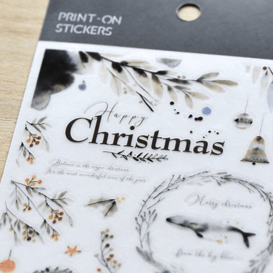 MU Print-On Sticker 2s Xmas 03-Light Up The Christ