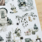 MU Print-On Sticker 2s Xmas 05-Winter Green Holida