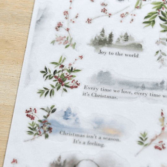 MU Print-On Sticker 2s Xmas 06-Winter Wishes