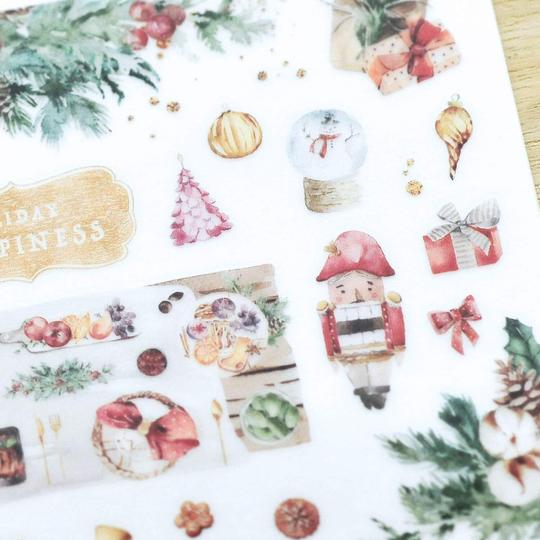 MU Print-On Sticker 2s Xmas 08-Christmas Feast