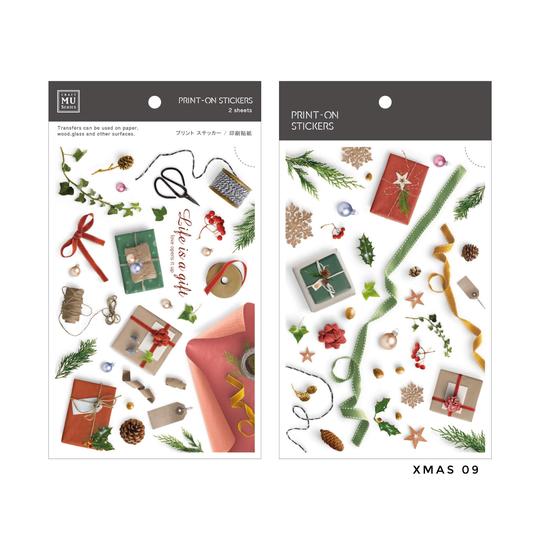 MU Print-On Sticker 2s Xmas 09-It's The Thought Th