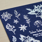 MU Silver Foil Print-On Sticker Winter LE Xmas 01