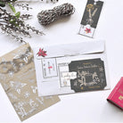 MU Silver Foil Print-On Sticker Winter LE Xmas 02