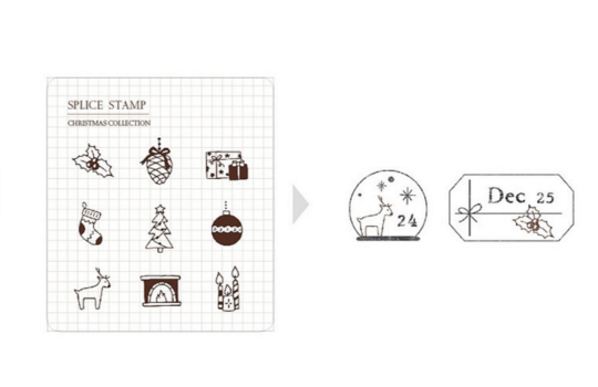 MU My Icon Clear Stamp Set Winter LE No.01