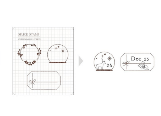 MU My Icon Clear Stamp Set Winter LE No.02