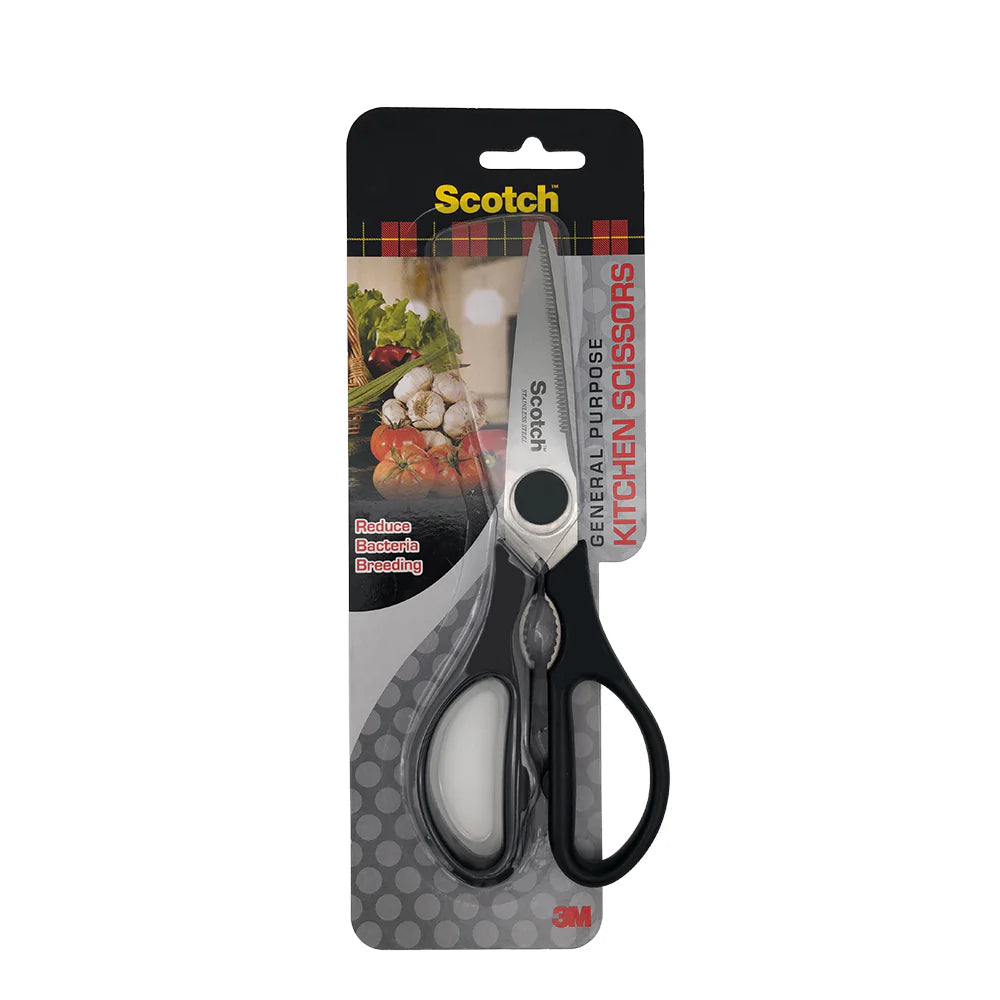 3M Scotch Scissors Kitchen HKS38 Black