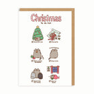 OHH DEER Card Pusheen Christmas To Do List