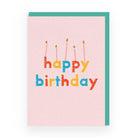 OHH DEER Card Birthday Candles