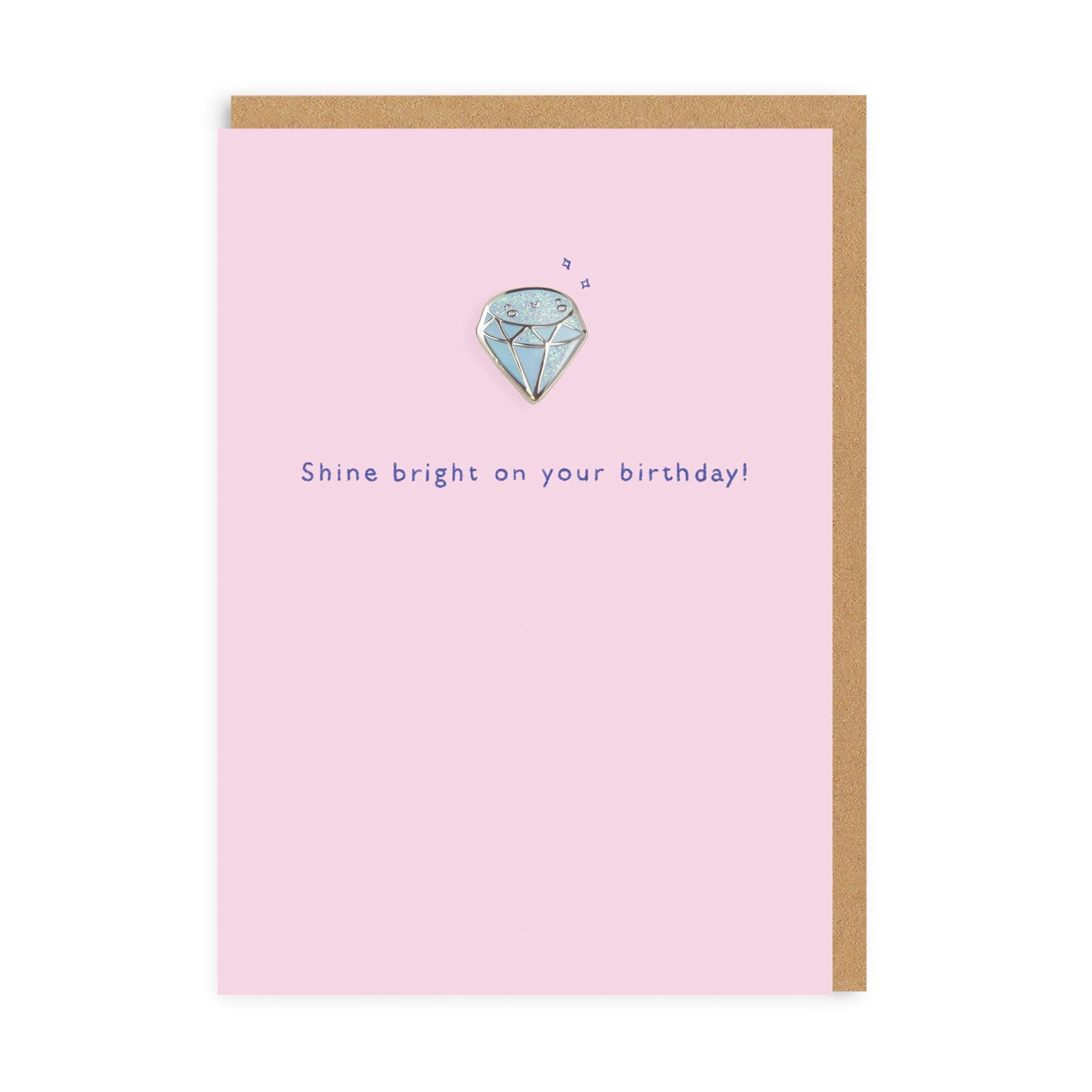 OHH DEER Enamel Pin Card Diamond