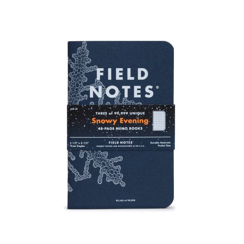 FIELD NOTES QE Snowy Evening 3-Pack Default Title