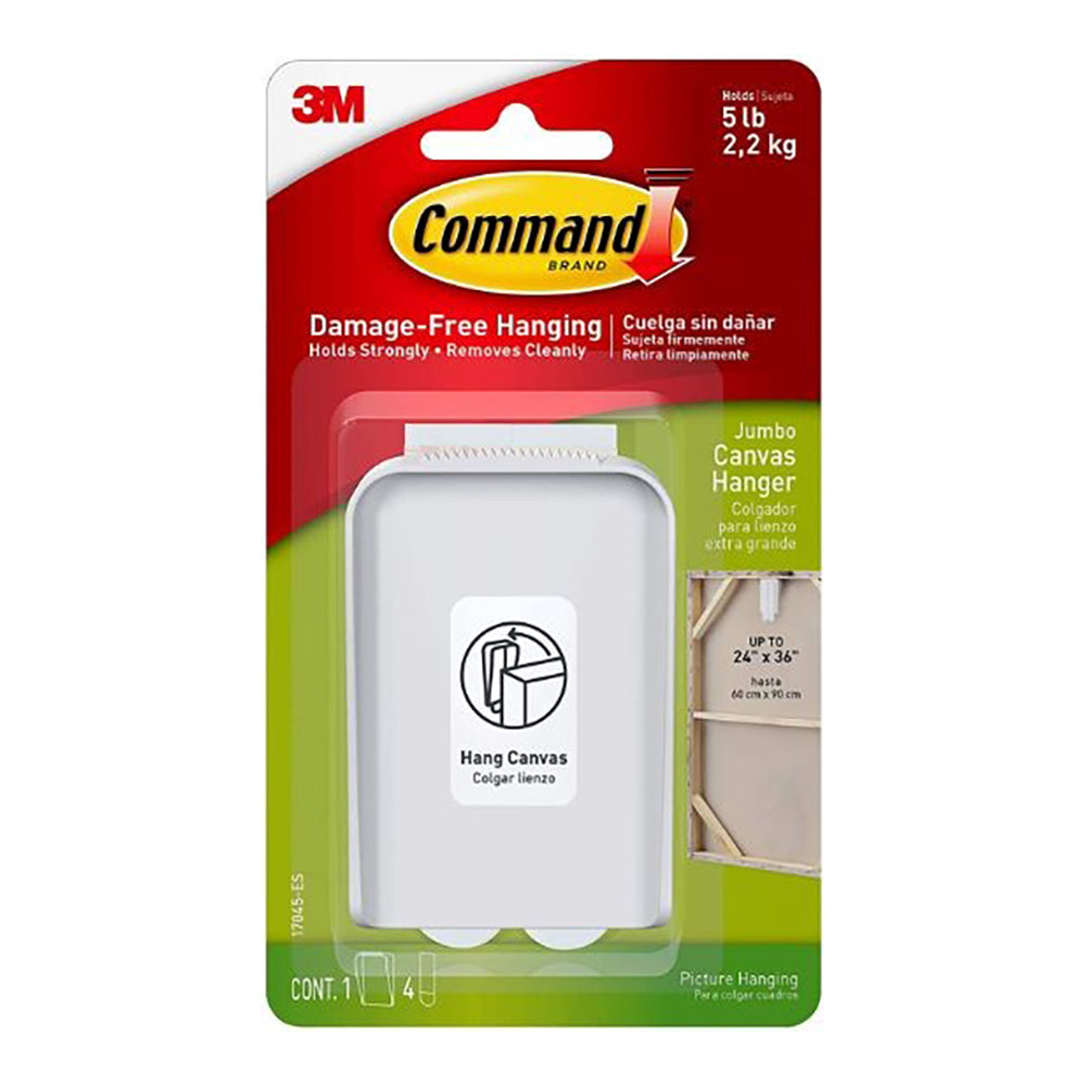 3M Command Canvas Hanger 17045  Jumbo 1HK+4ST