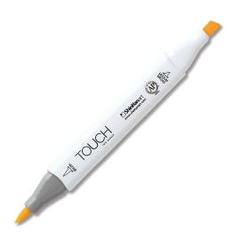 SHINHAN Touch Twin Brush Marker Y37 Pastel Yellow