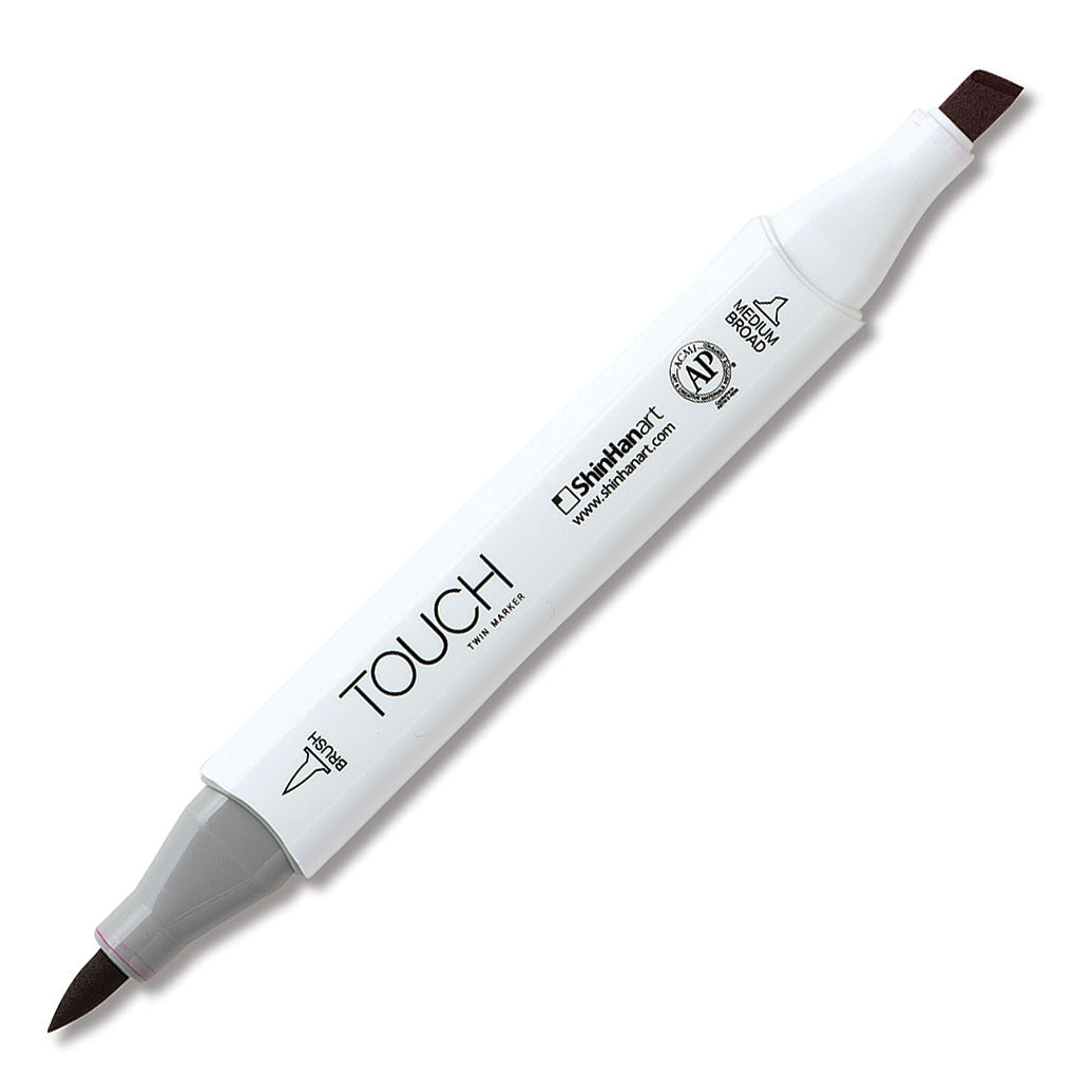 SHINHAN Touch Twin Brush Marker R2 Old Red