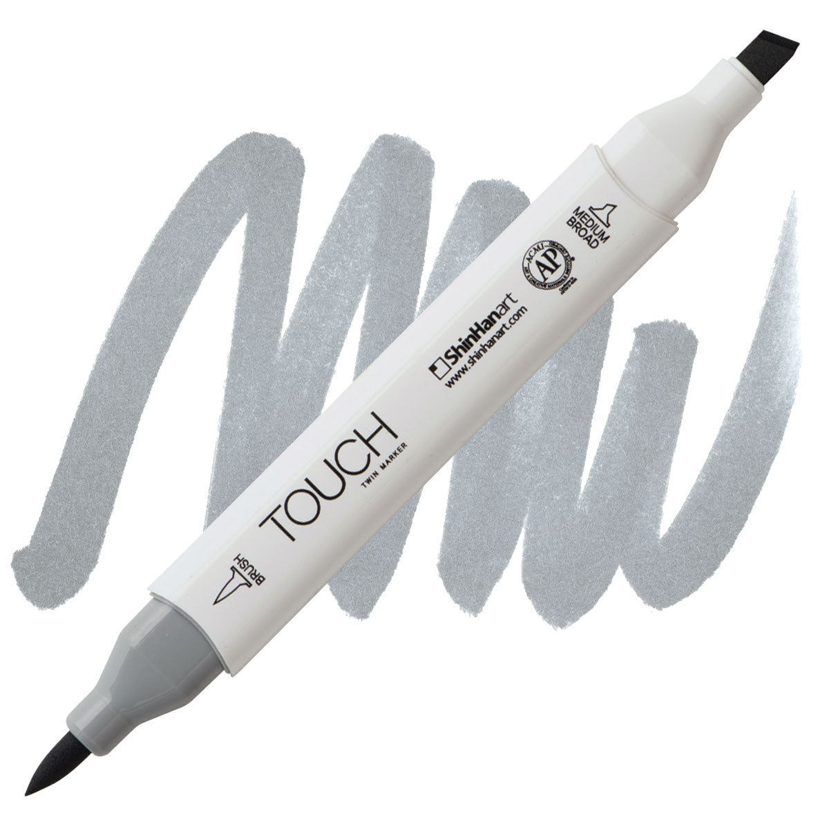 SHINHAN Touch Twin Brush Marker CG4 Cool Grey 4