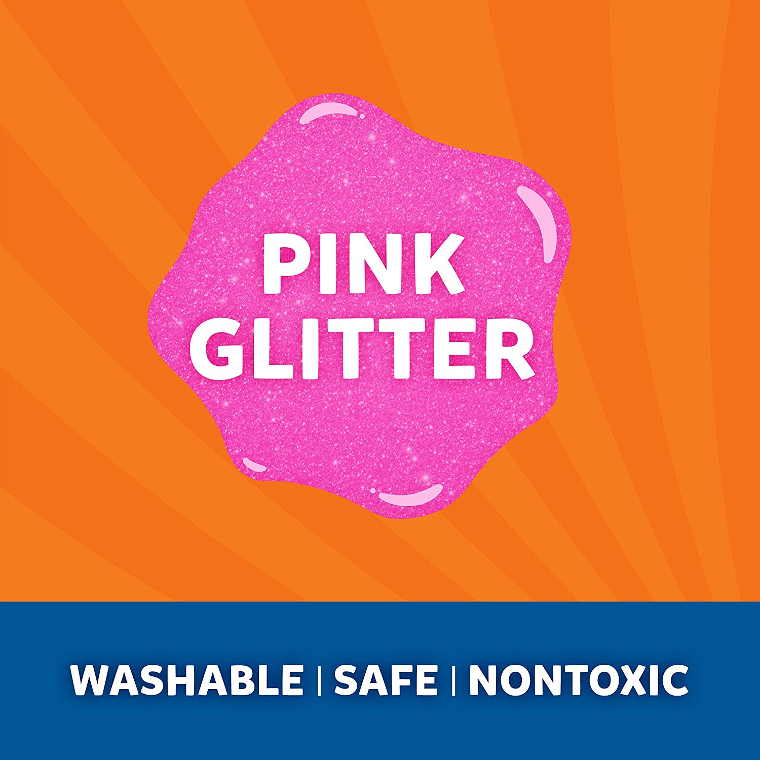 ELMERS Classic Glitter Glue 177ml Pink Default Title