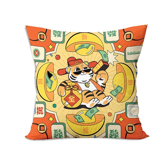 LOKAMADE Hooray CNY Golden Shine Cushion-Gold 1221478