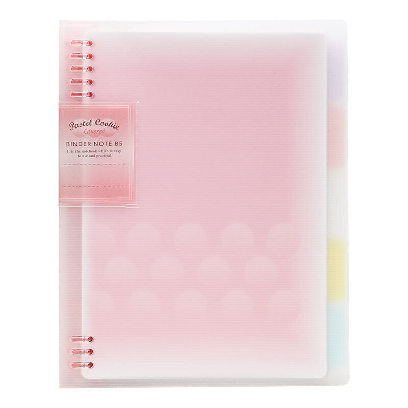 KOKUYO Pastel Cookie BinderNote 8H B5 Peach Sorbet Default Title