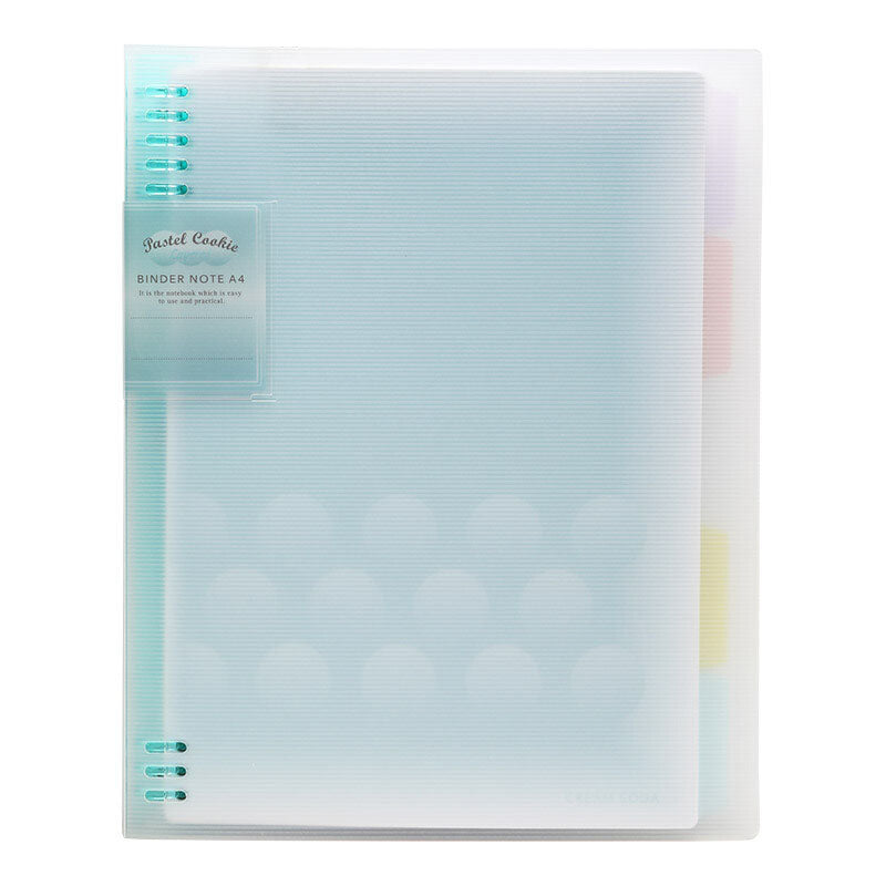 KOKUYO Pastel Cookie Binder Note 8H A4 Cream Soda Default Title