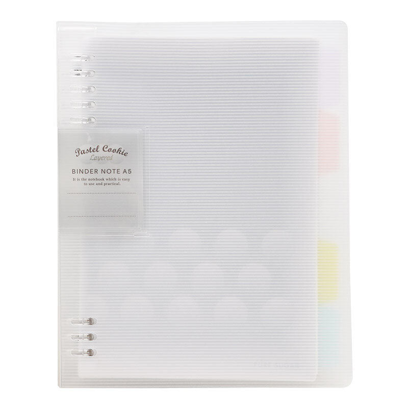 KOKUYO Pastel Cookie Binder Note 8H A5 Pure Sugar Default Title