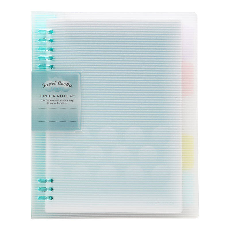 KOKUYO Pastel Cookie Binder Note 8H A5 Cream Soda Default Title