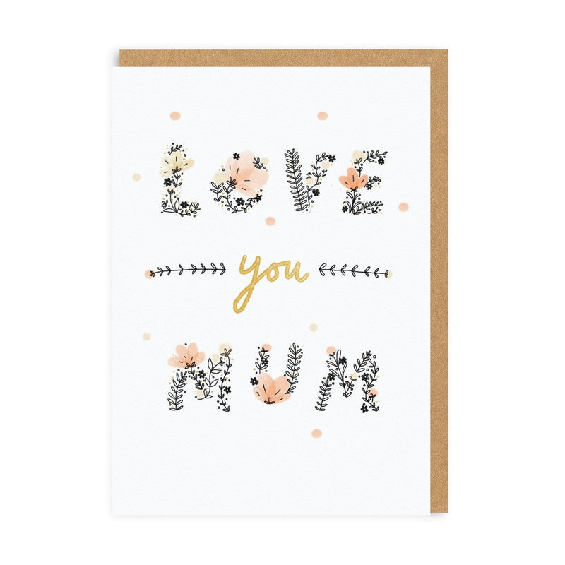 OHH DEER Card Love You Mum