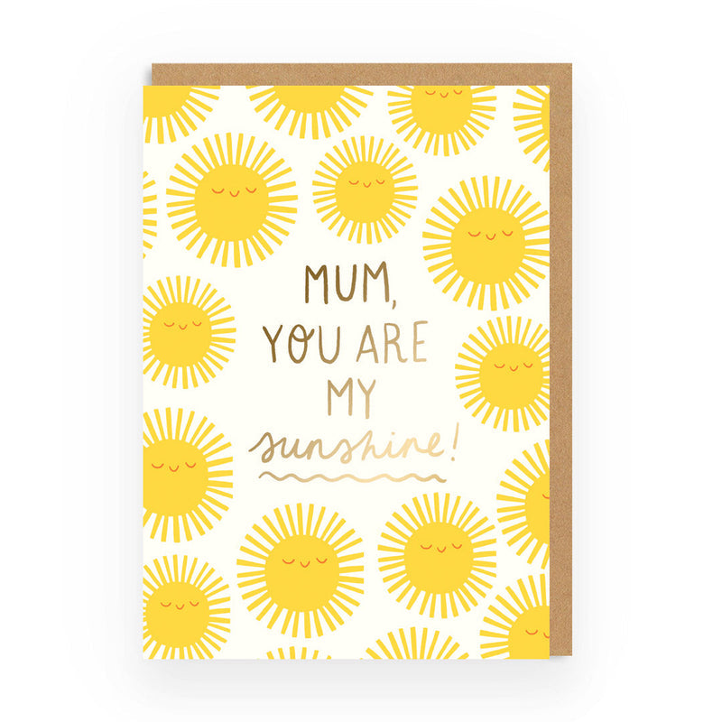 OHH DEER Card Mum You Are My Sunshine