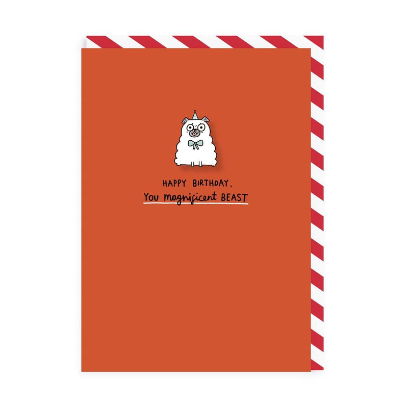 OHH DEER Enamel Pin Card Magnificent Beast
