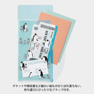 MIDORI 3-P Clear Folder A5 Slim with Flap Penguins