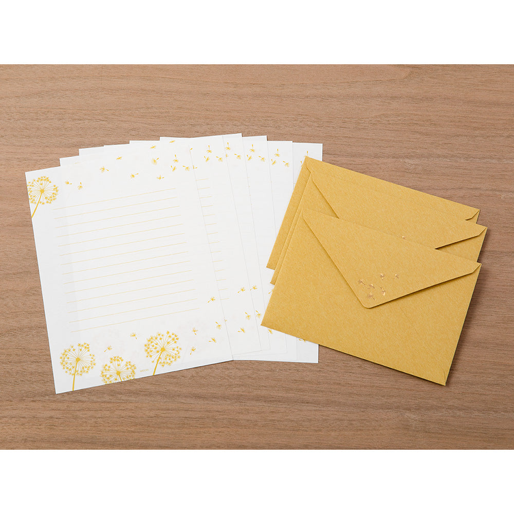 MIDORI Letter Set 509 Foil-Stamped Envelopes Blowb