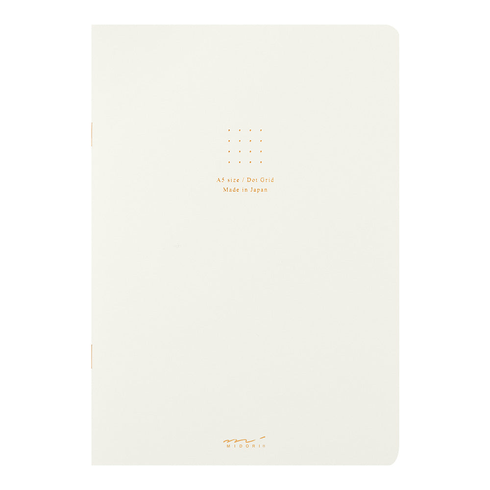 MIDORI Color Dot Grid Notebook A5 White