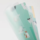 MIDORI 3-Pockets Clear Folder A4 Cats A