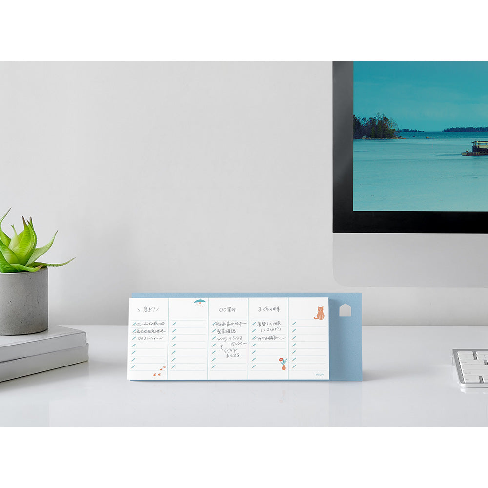 MIDORI Stand Memo Pad Horizontal Type To-Do List