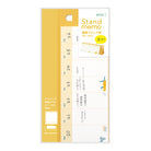 MIDORI Stand Memo Pad Horizontal Type Weekly Block