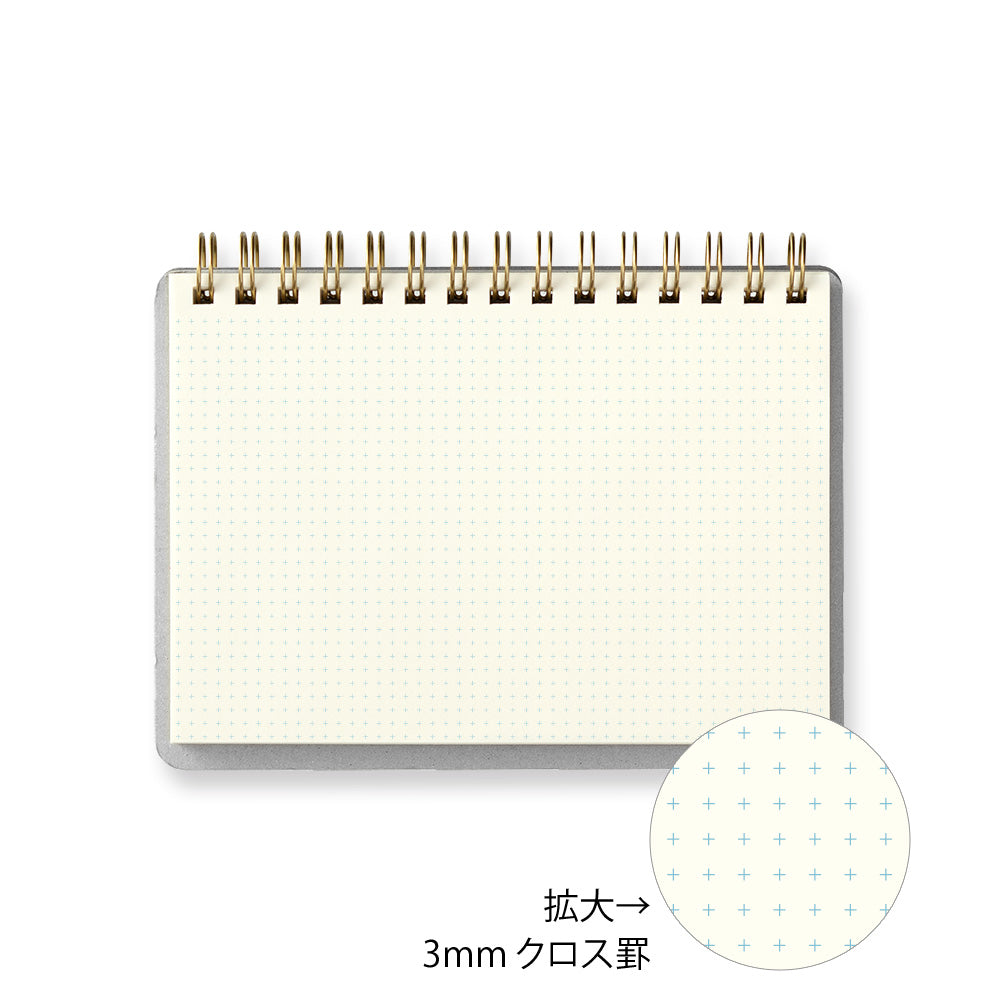 MIDORI Notebook +Stand A6 Cross Dot Gridded