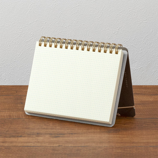 MIDORI Notebook +Stand A6 Cross Dot Gridded