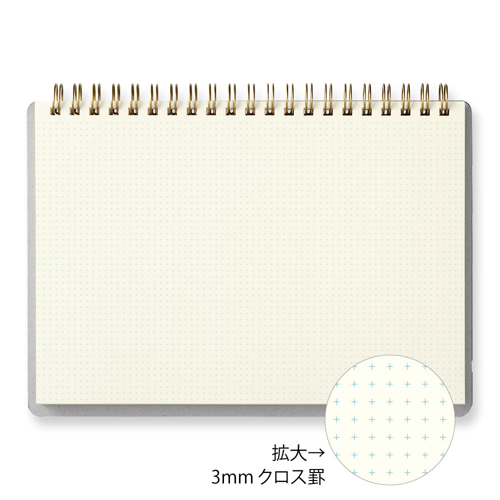 MIDORI Notebook +Stand A5 Cross Dot Gridded