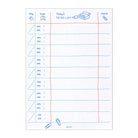 MIDORI Memo Pad To Do List Blue