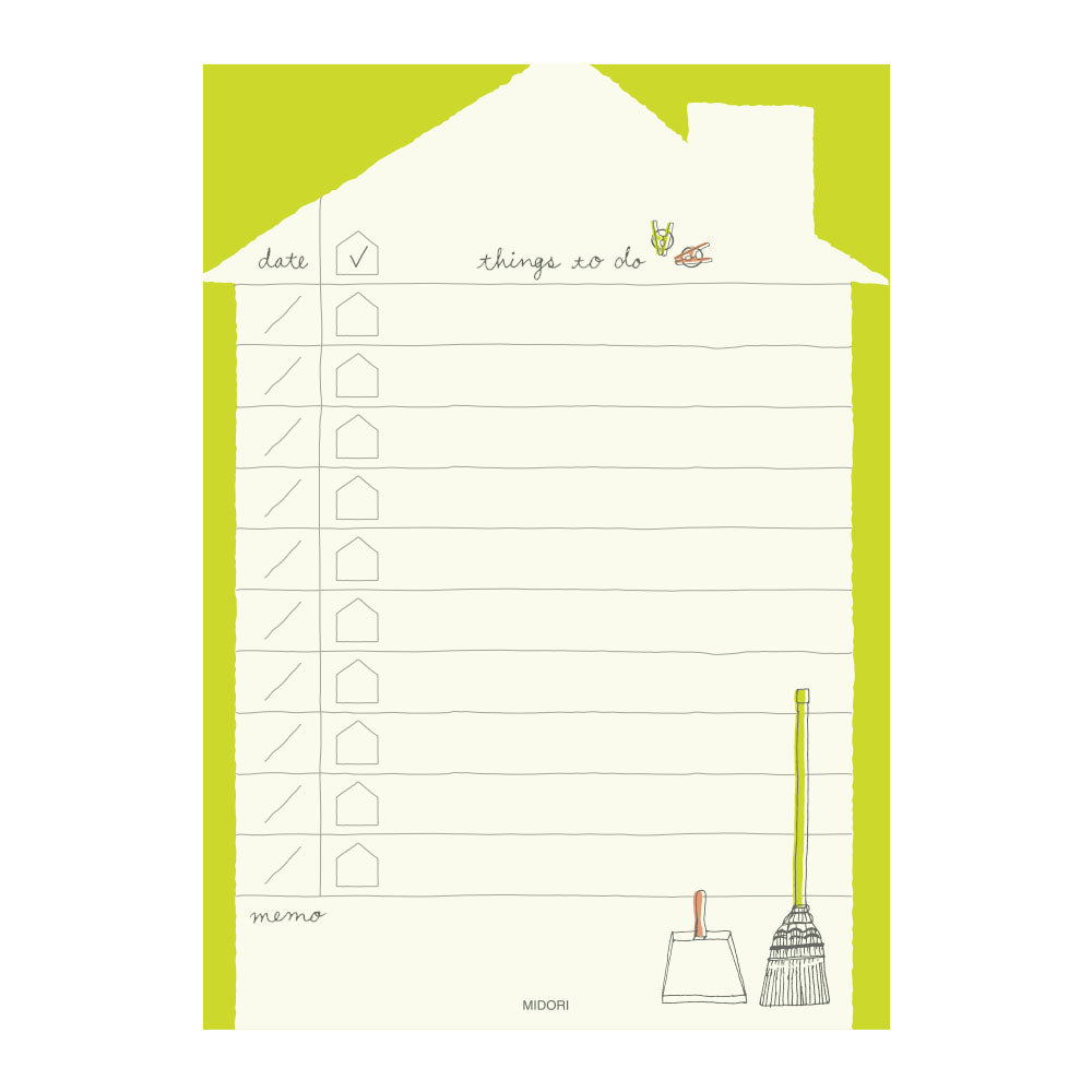 MIDORI To Do Memo Pad Zakka