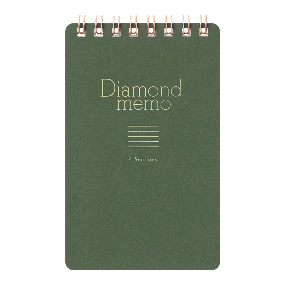MIDORI 70th Anniv LE Diamond Memo Green 4 Sections